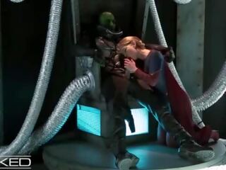 Wickedparodies - supergirl vilioja braniac į analinis seksas filmas