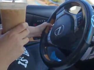I asked a stranger on the side of the jalan to jerk off and cum in my ice coffee &lpar;public masturbation&rpar; ruangan mobil x rated video