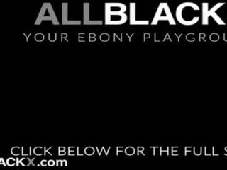 AllBlackX - Stunning Newcomer Brixley Benz Pounded By BBC