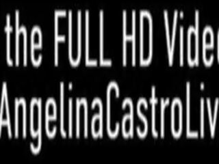 Gorgeous Massage And Pussy Fucking&excl; Cuban enchantress Angelina Castro Gets Dicked&excl;