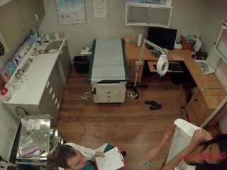 Shy Innocent Mixed young lady Undergoes Mandatory New Student Physical - GirlsGoneGyno&period;com Bella&comma; Tampa University Physical - Part 4 of 7