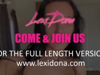 Lexidona - I love to masturbate on my bed and vid it