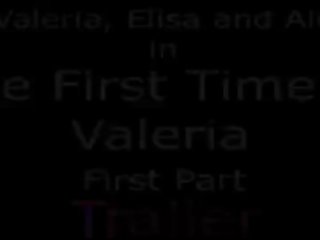 Các đầu tiên thời gian của valeria firs tpart - vớ chân thờ phượng