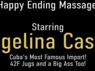 Fastuos masaj și pasarica fucking&excl; cubanez enchantress angelina castro devine dicked&excl;