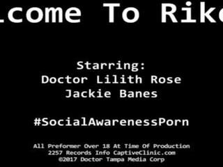 Welcome To Rikers&excl; Jackie Banes Is Arrested & Nurse Lilith Rose Is About To Strip Search mistress Attitude &commat;CaptiveClinic&period;com