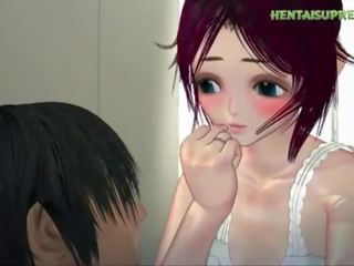 HentaiSupreme.COM - Hentai young female Barely Capable Taking That dick in Pussy