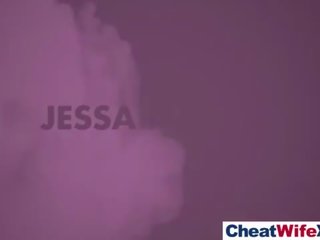 セックス ビデオ 上の カム ととも​​に 護衛 浮気 いたずらな 素晴らしいです 妻 (jessa ペタ) video-12