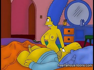 Marge simpsons escondido orgias